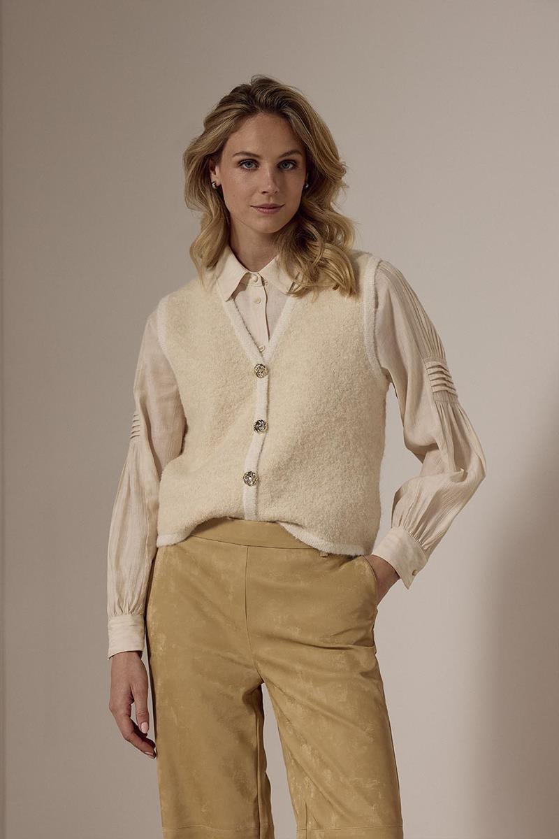 Tramontana Gilet O03-18-701 Off-White 1