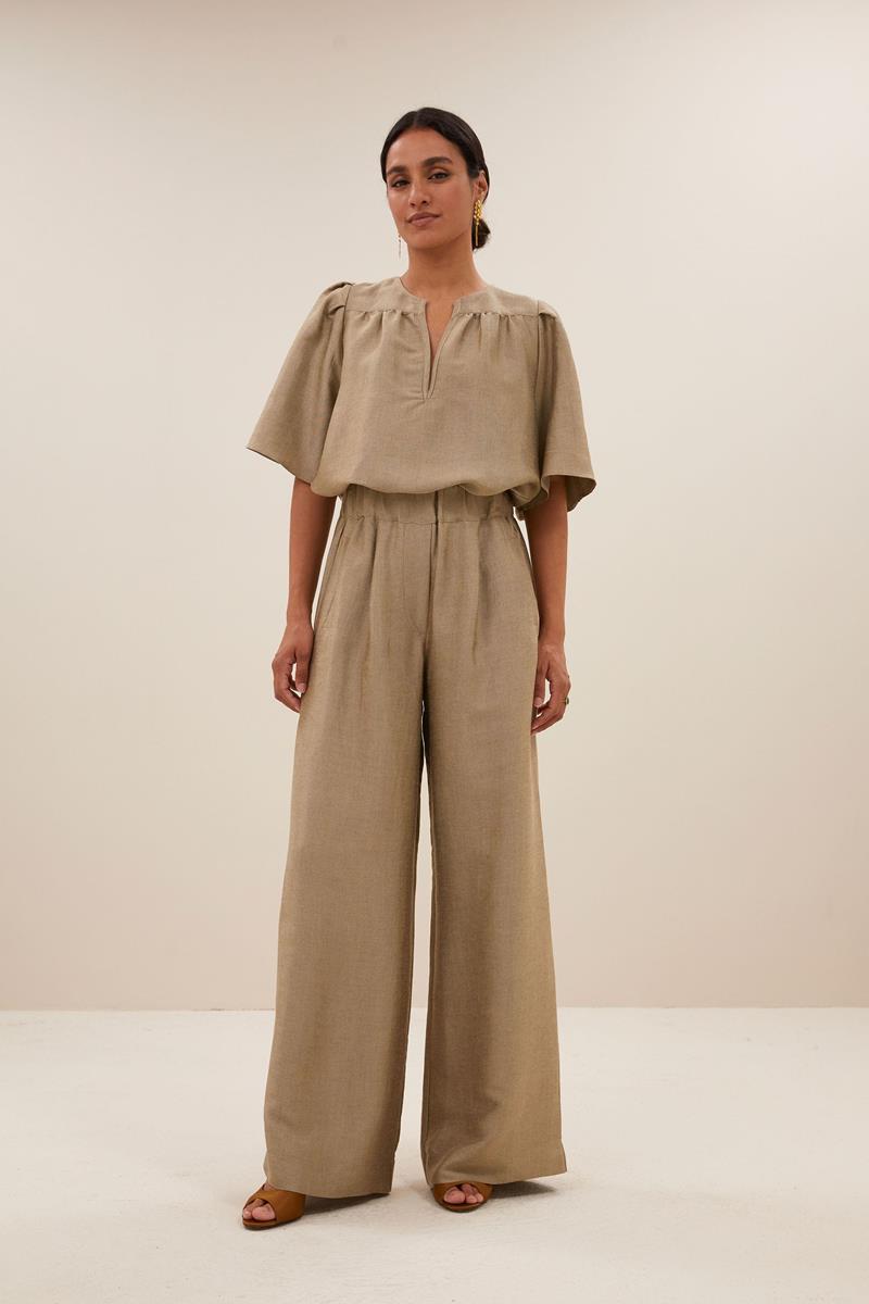 By-Bar By-Bar Pantalon Benji Gloss Goud 3