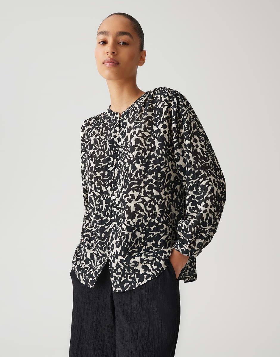 OPUS OPUS Blouse Famelia Zwart 1