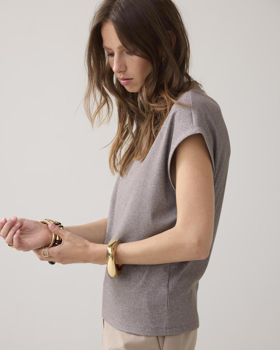 Summum T-Shirt 3s5091-30685 Taupe 6