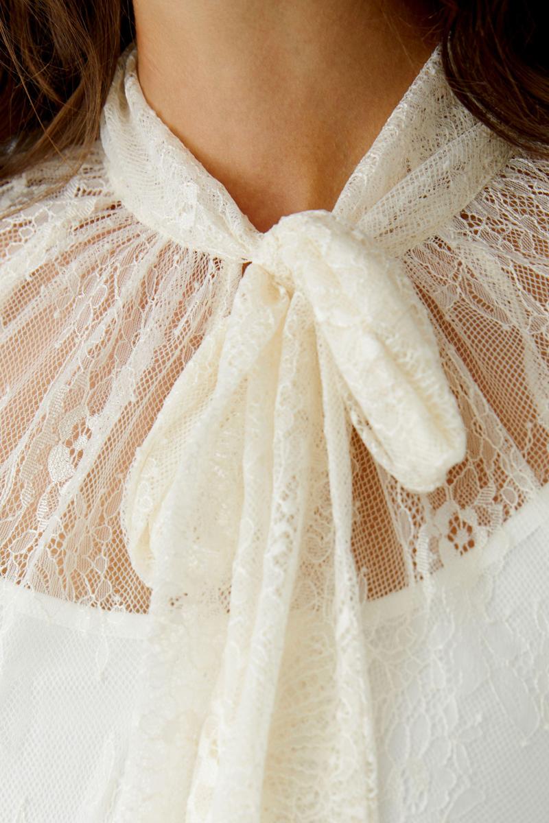 Oui Blouse 0095006 Off-White 5