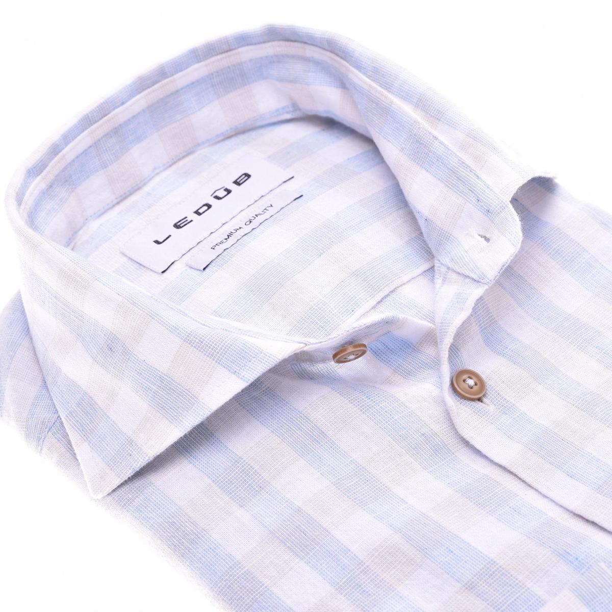 Ledûb Ledûb Overhemd 0142925 Blauw 2