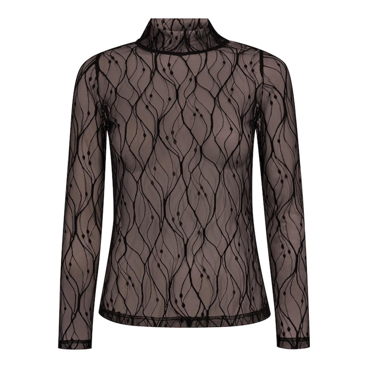 Co'Couture T-Shirt Mercy Mesh Bruin 1