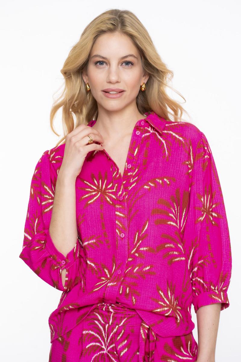 Geisha Geisha Blouse 53488-20 Fuchsia 1
