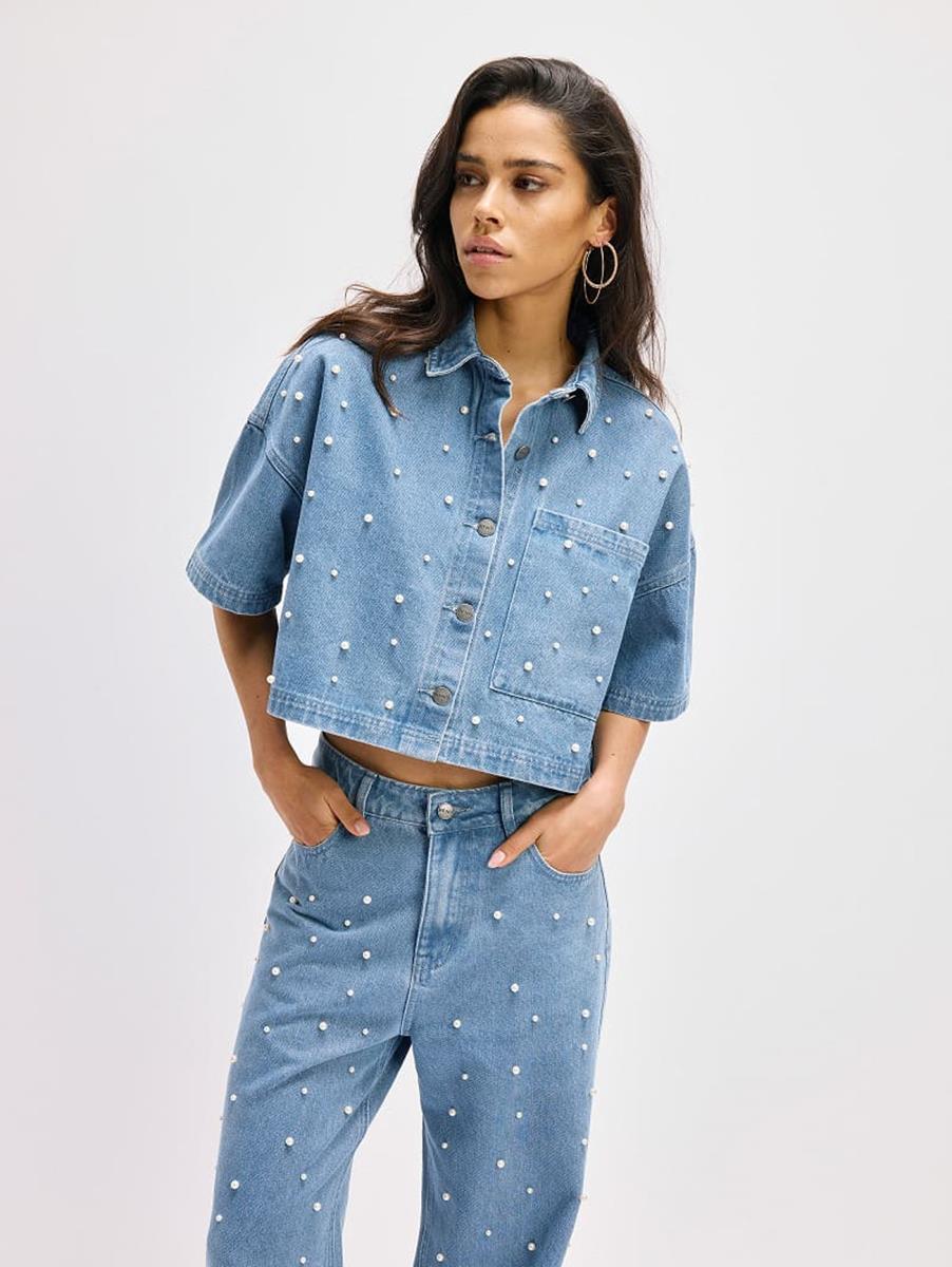 Refined Department Blouse Adeline Blauw 1