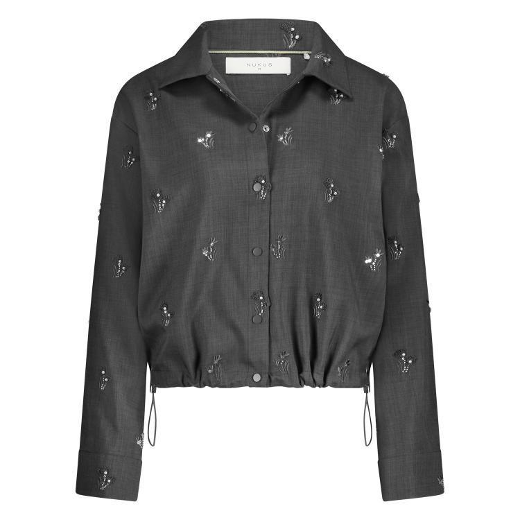 NUKUS Blouse NKF02037 Grijs 2