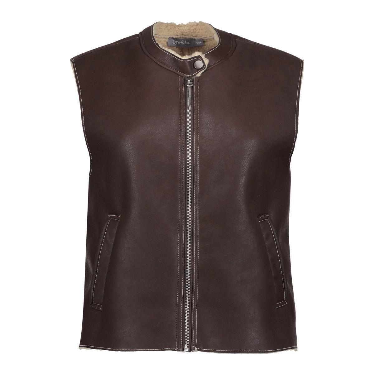 Geisha Gilet 55847-19 Bruin 4