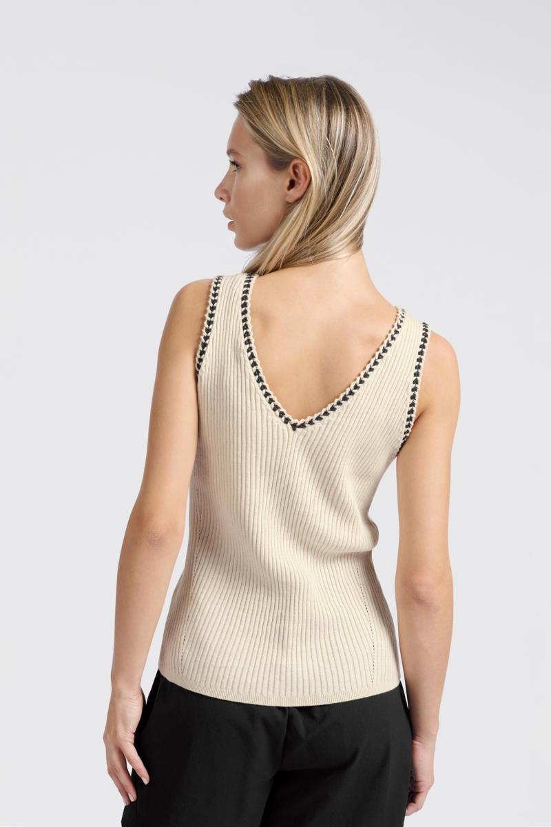 YAYA Trui 01-000473-505 Beige 4