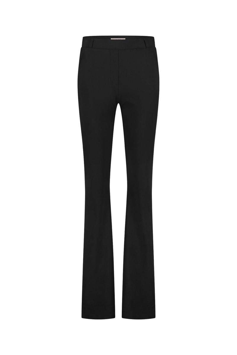 Studio Anneloes Studio Anneloes Pantalon Flair LONG bonded Zwart 1