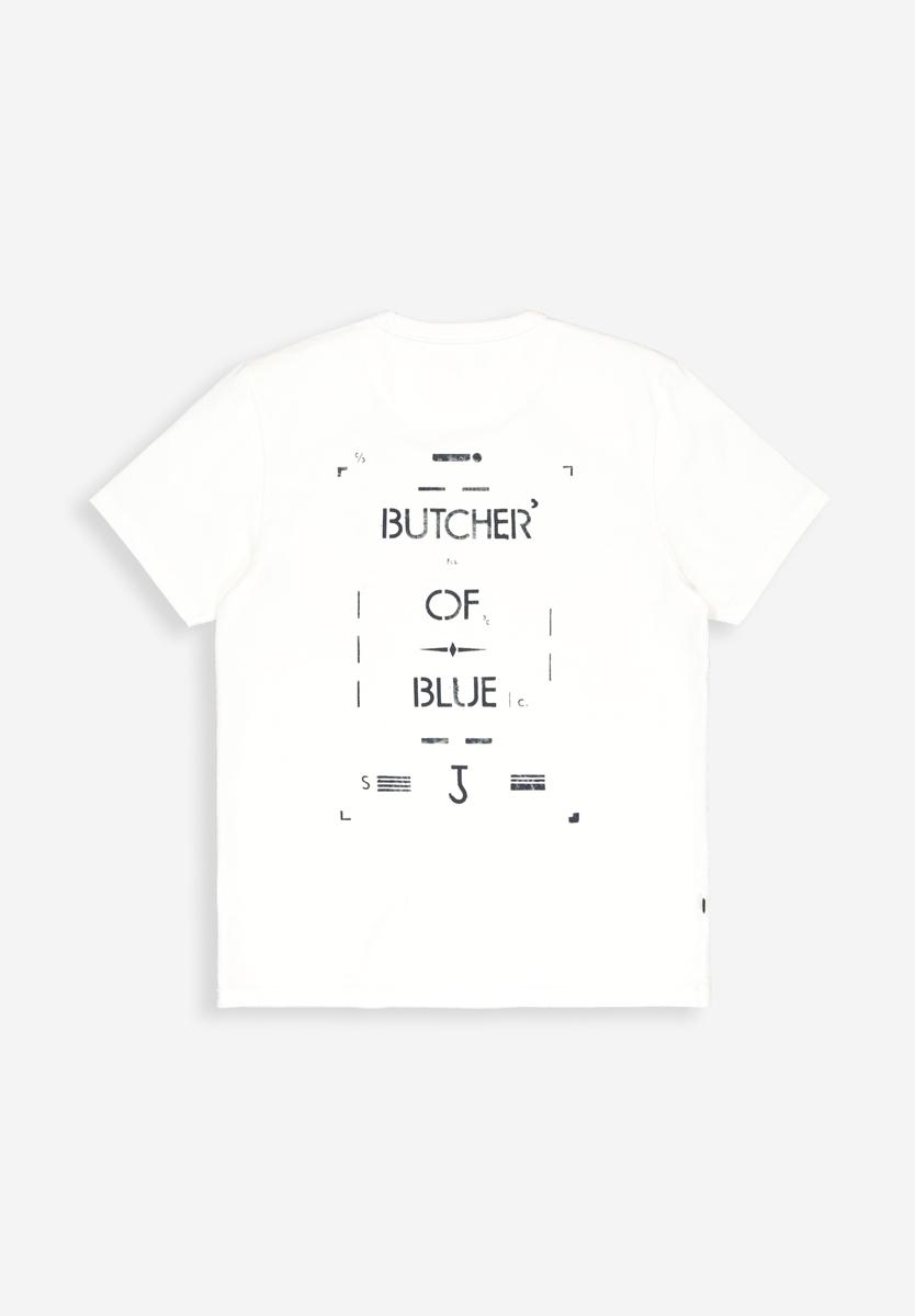 Butcher of Blue Butcher of Blue T-Shirt M2512004 Wit 2