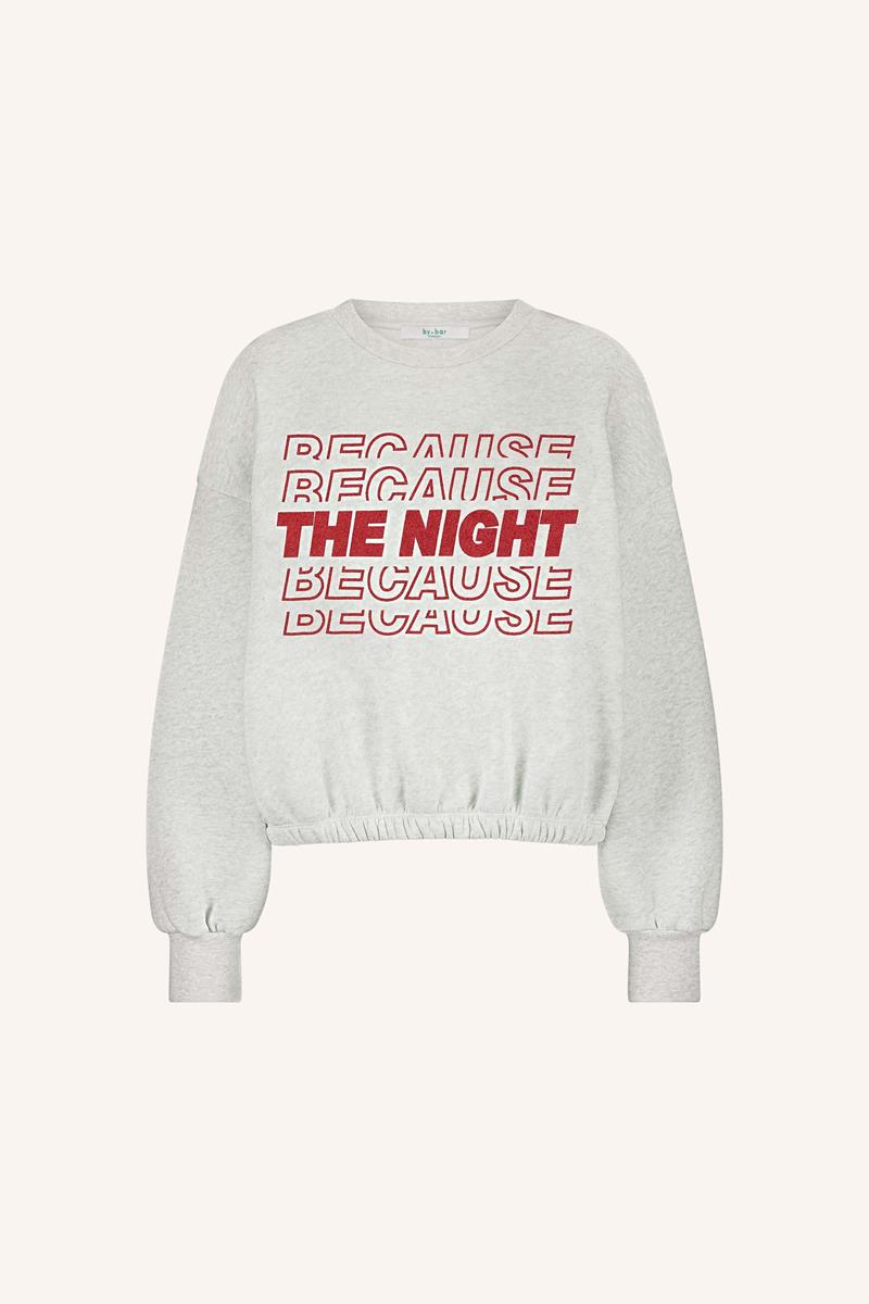 By-Bar Sweater Bodil Nights Grijs 2