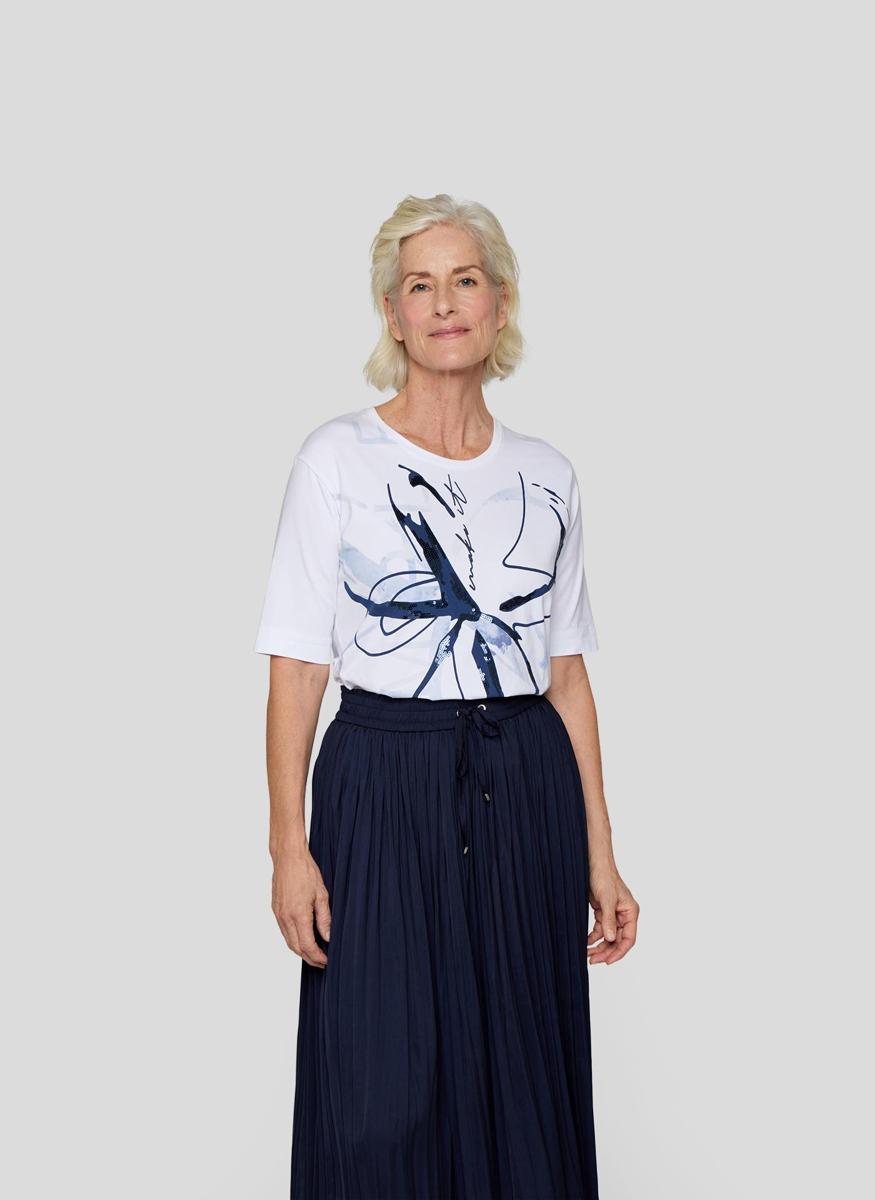 Rabe Rabe T-Shirt 54-223302 Wit 5