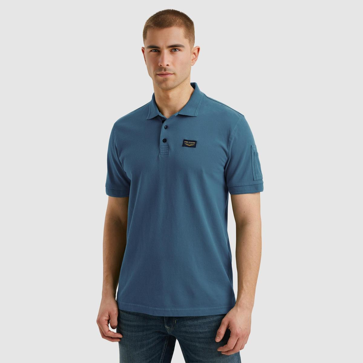 PME Legend PME Legend Polo PPSS2502899 Blauw 3