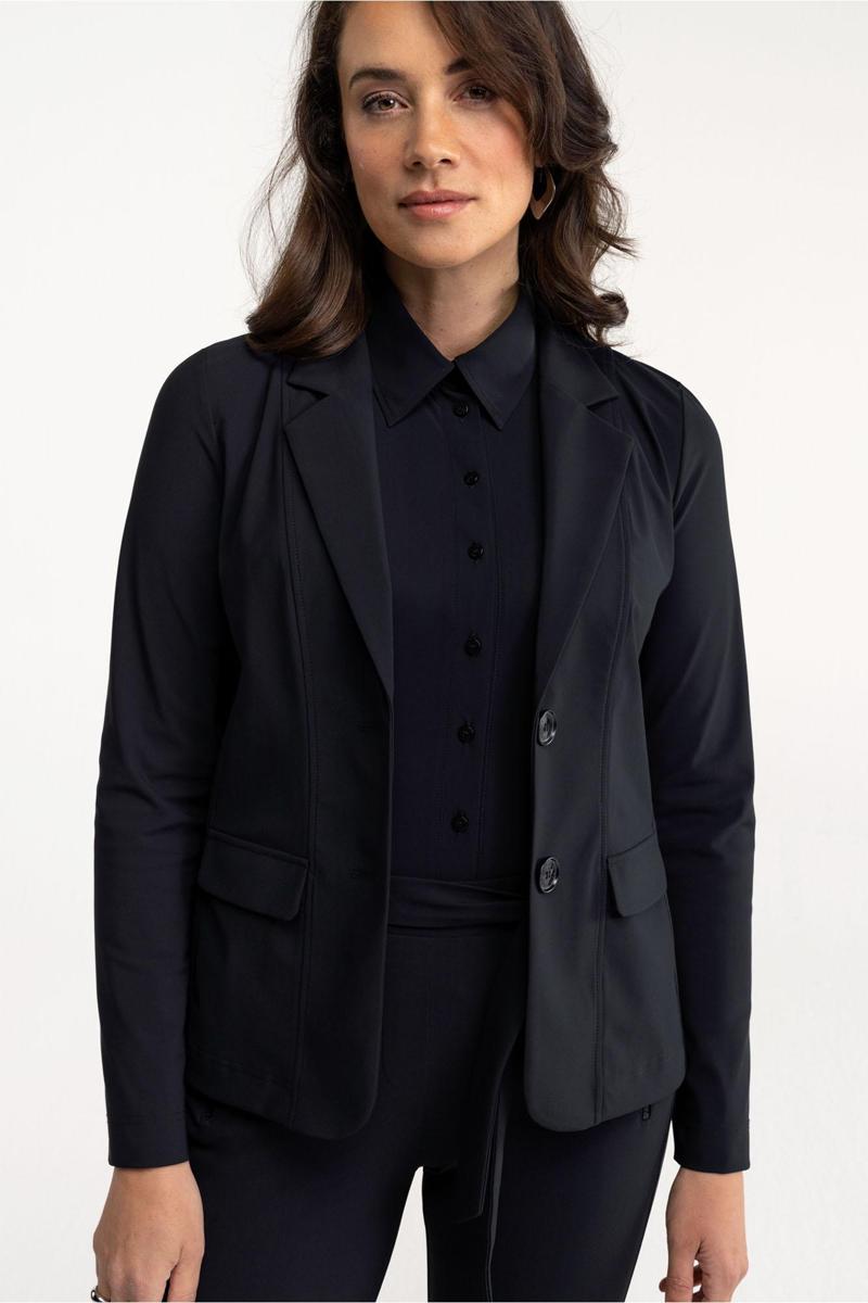 Studio Anneloes Studio Anneloes Blazer Bright bonded bla Zwart 5