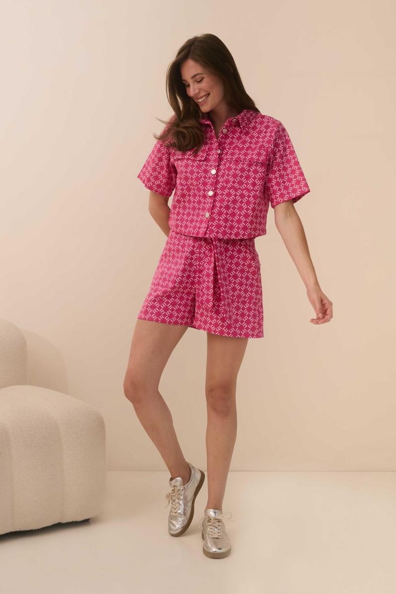 Lofty Manner Lofty Manner Blouse QD06 - Blouse Zar Roze 5