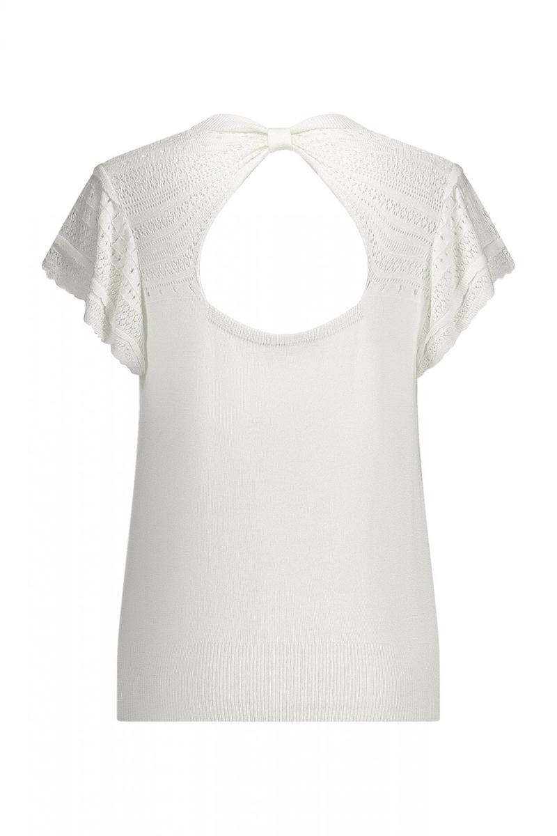 Label DOT Trui Nedi Wit 3