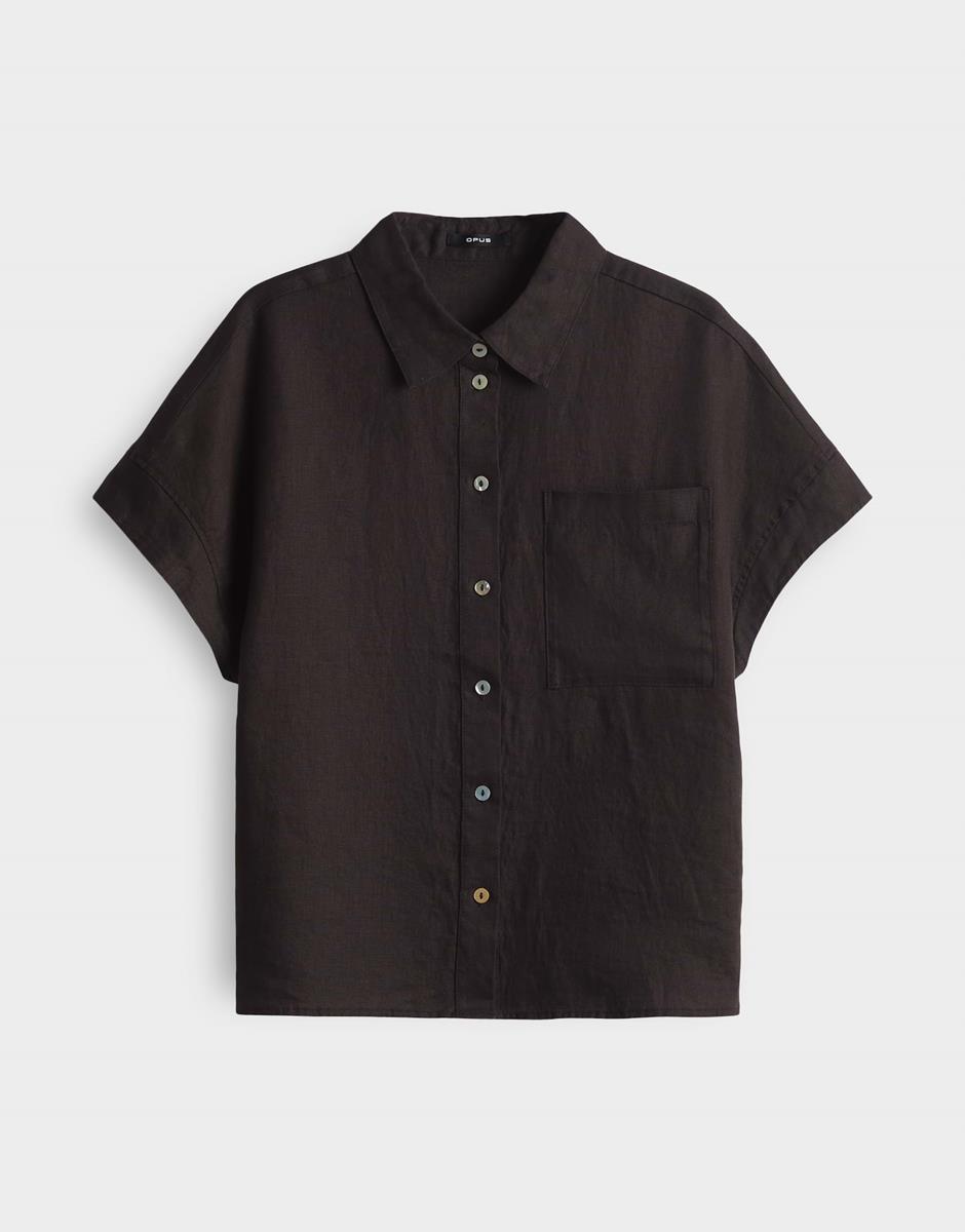 OPUS Blouse Felisa Bruin 2