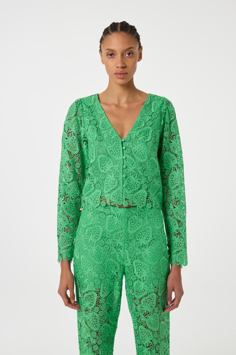 Fabienne Chapot Fabienne Chapot Blouse Sardou Top Groen 1