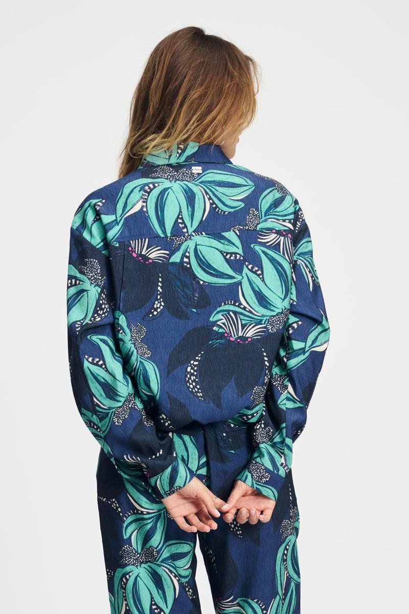 POM Amsterdam POM Amsterdam Blouse SP9044 Groen 6