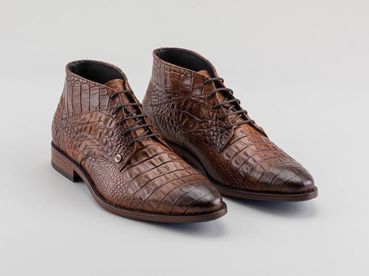 REHAB Rehab Veterschoenen BARRY CROCO 421 Bruin 1