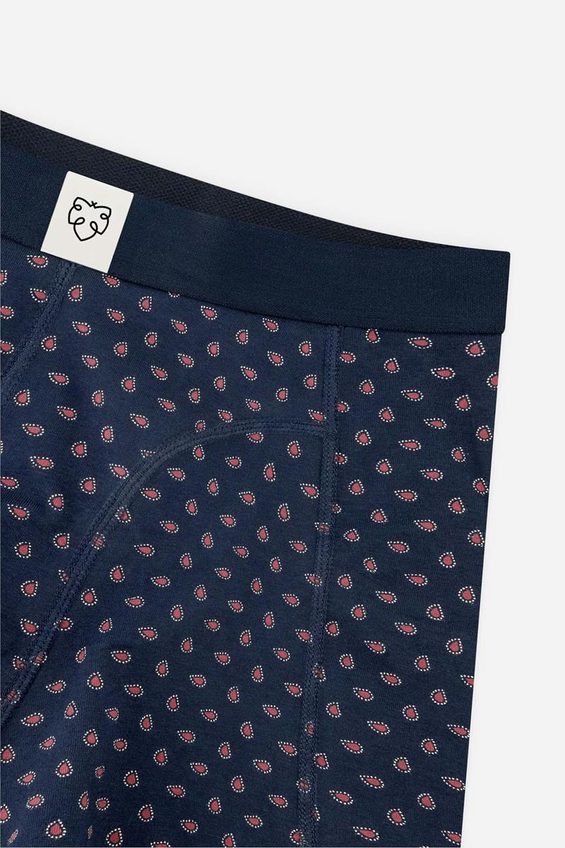 A-dam Boxershort Paisley Blauw 3