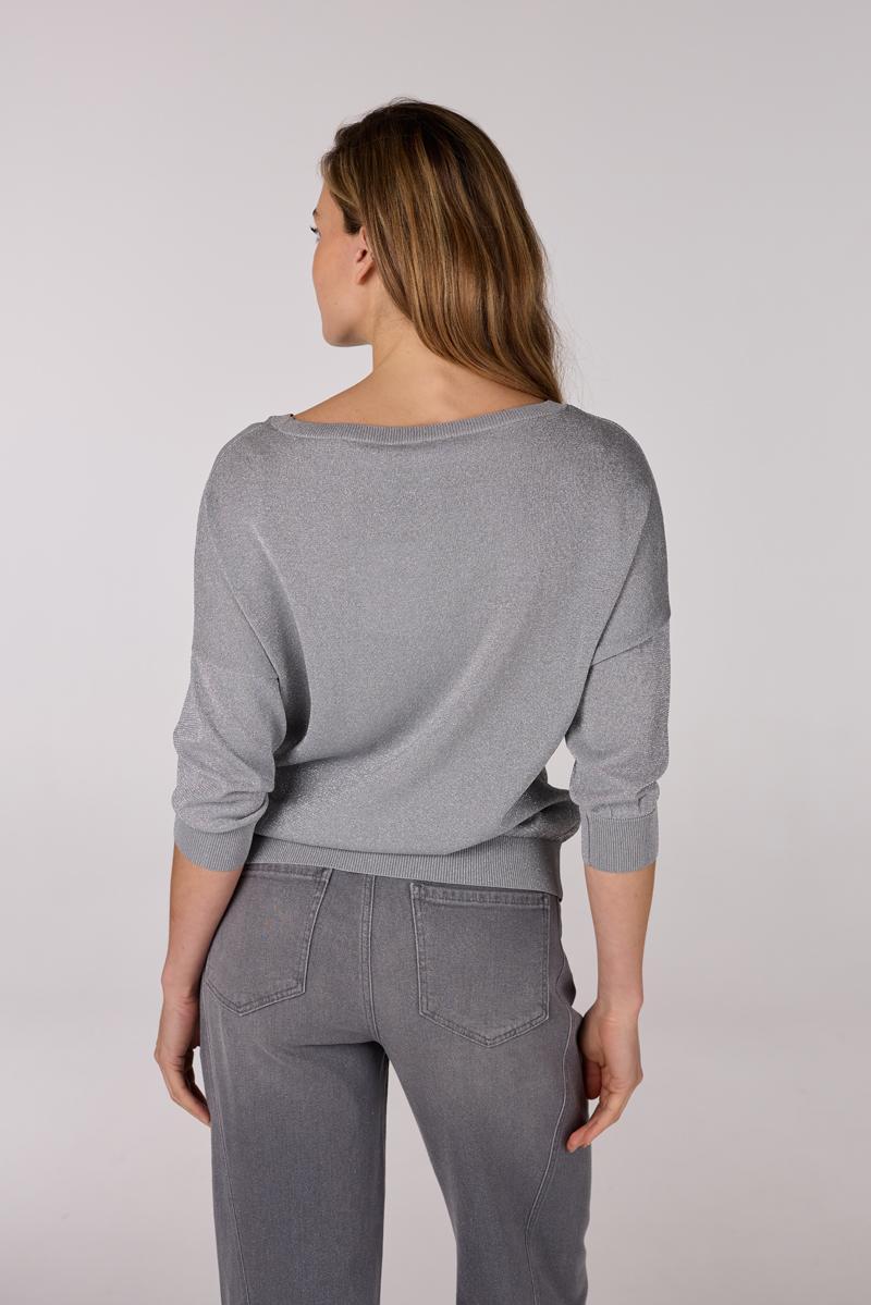 Jansen Amsterdam Jansen Amsterdam Trui ILONA SS25 Grijs 3