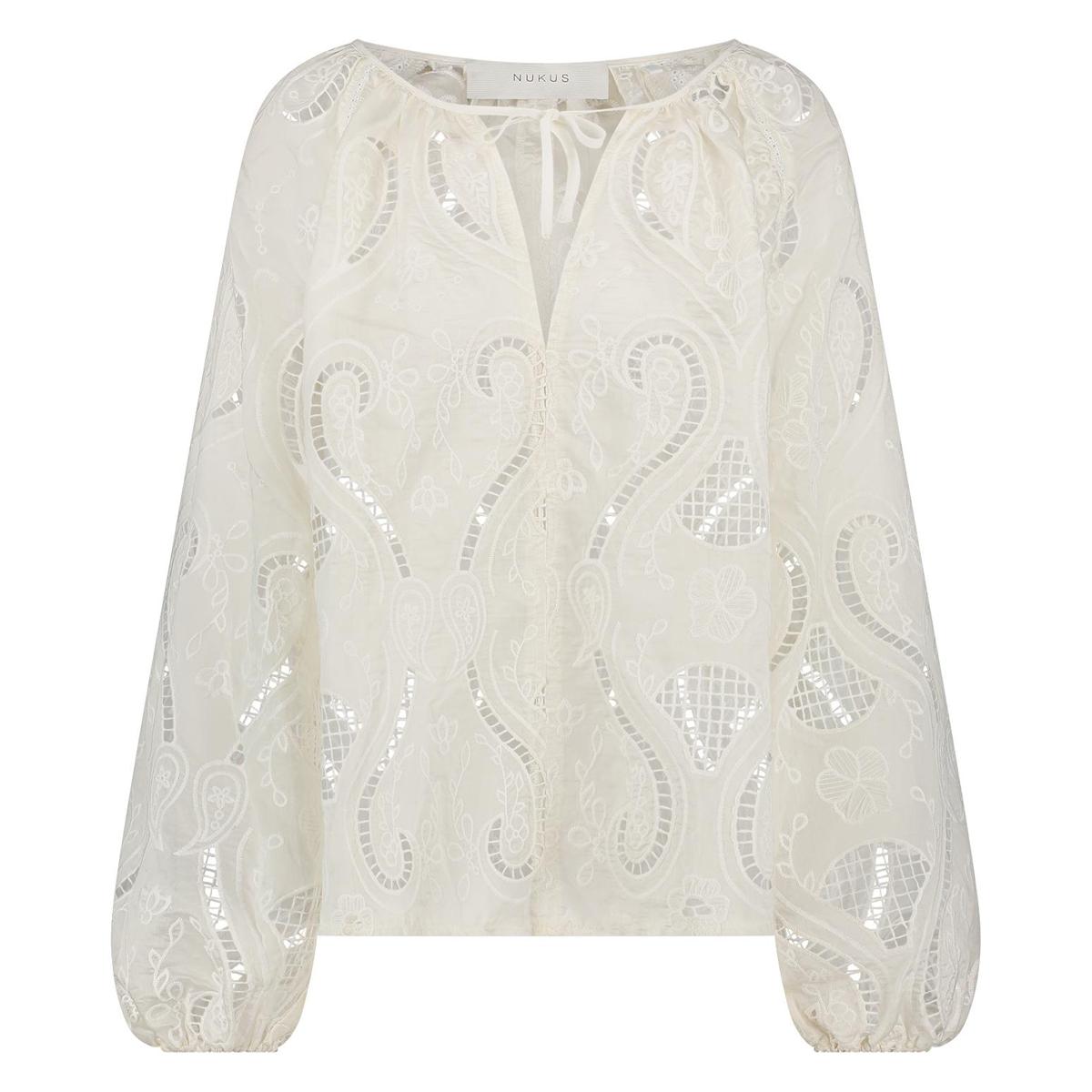 NUKUS NUKUS Blouse NKS01024 Wolwit 1