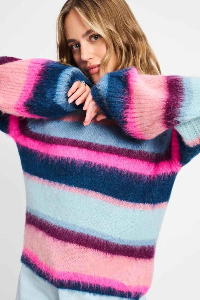 POM Amsterdam Trui SP9359 Blauw 4