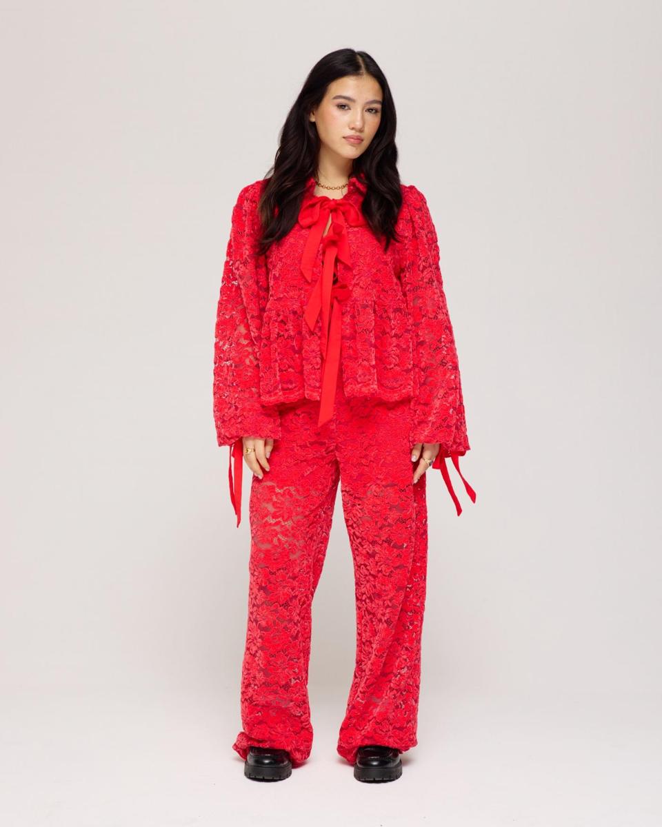 Harper & Yve Harper & Yve Blouse SS25P606 Rood 5