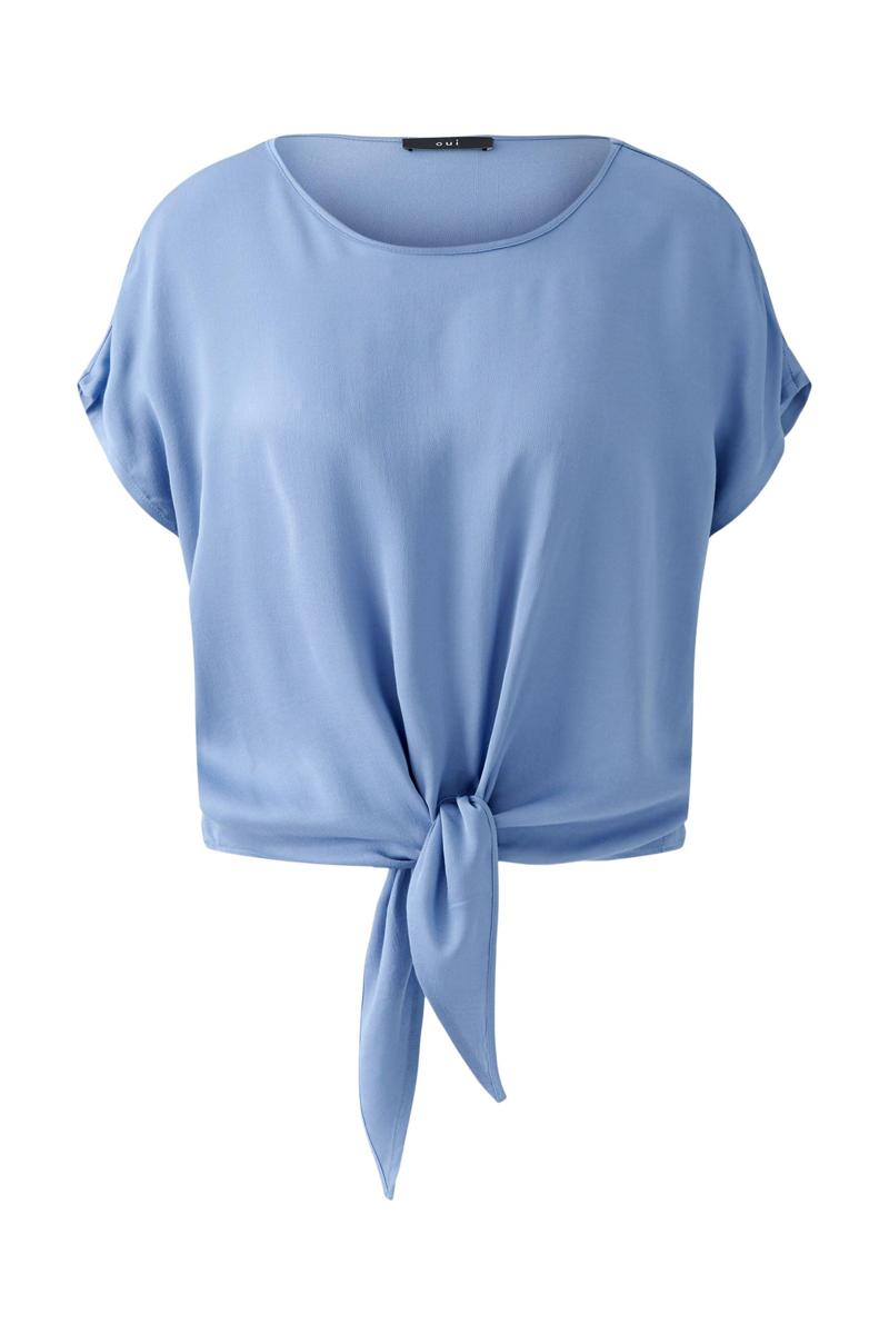 Oui Oui Blouse 0093412 Blauw 1