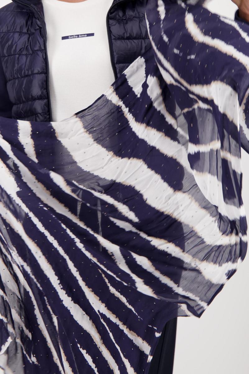 Monari Sjaal 809158 Blauw 1