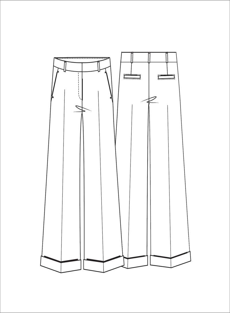 Jansen Amsterdam Pantalon HELLA W25 Blauw 1