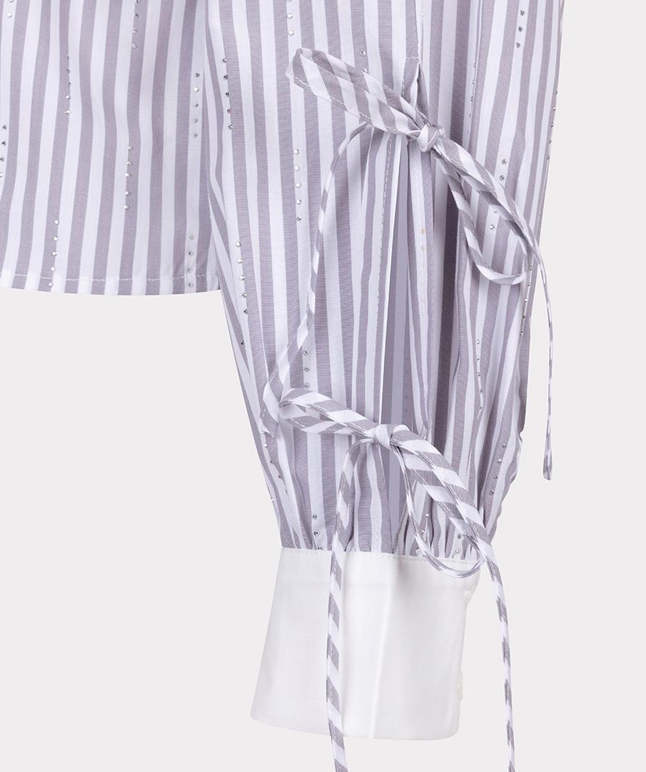 EsQualo Blouse F25.14520 Grijs 3