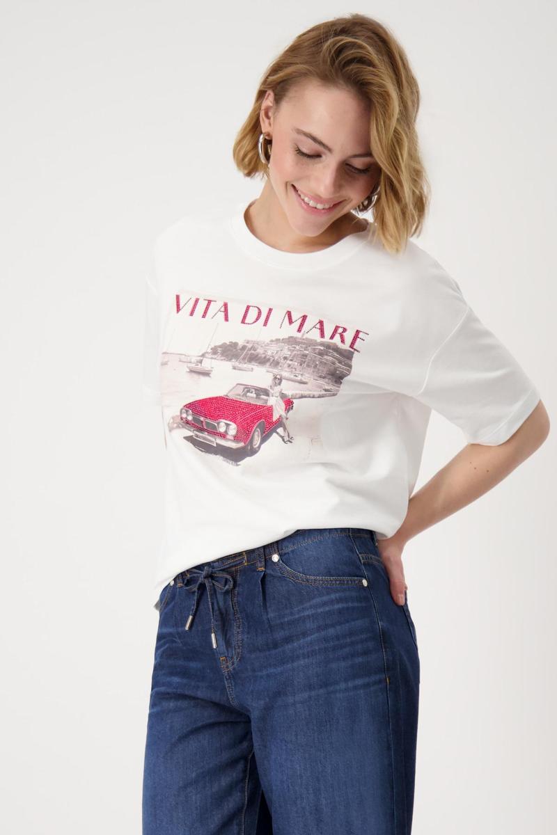 Monari Monari T-Shirt 409706 Off-White 4