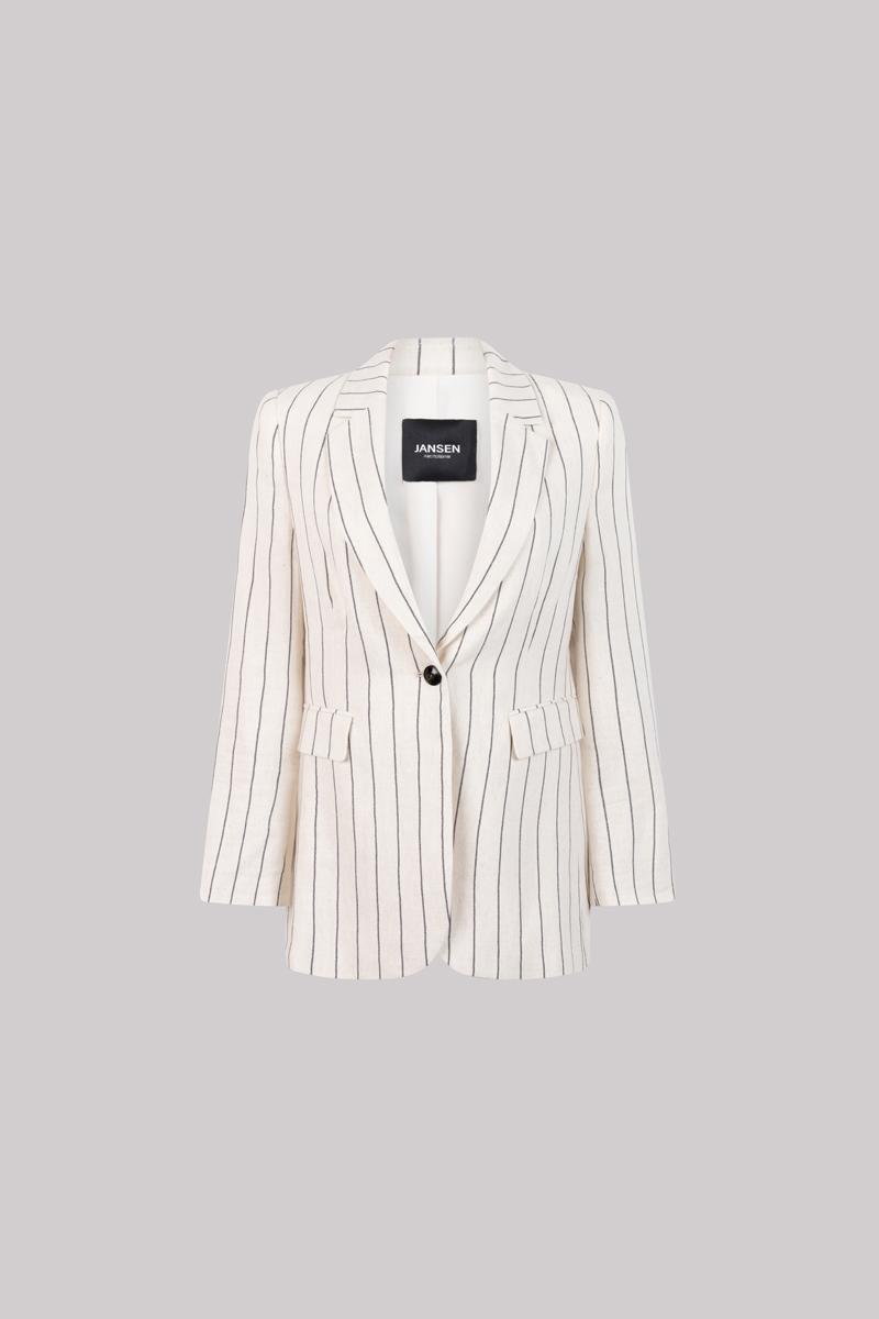 Jansen Amsterdam Jansen Amsterdam Blazer RACHELLE SS25 Beige 5