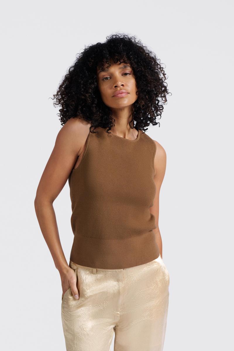 YAYA Trui 01-000472-505 Bruin 3