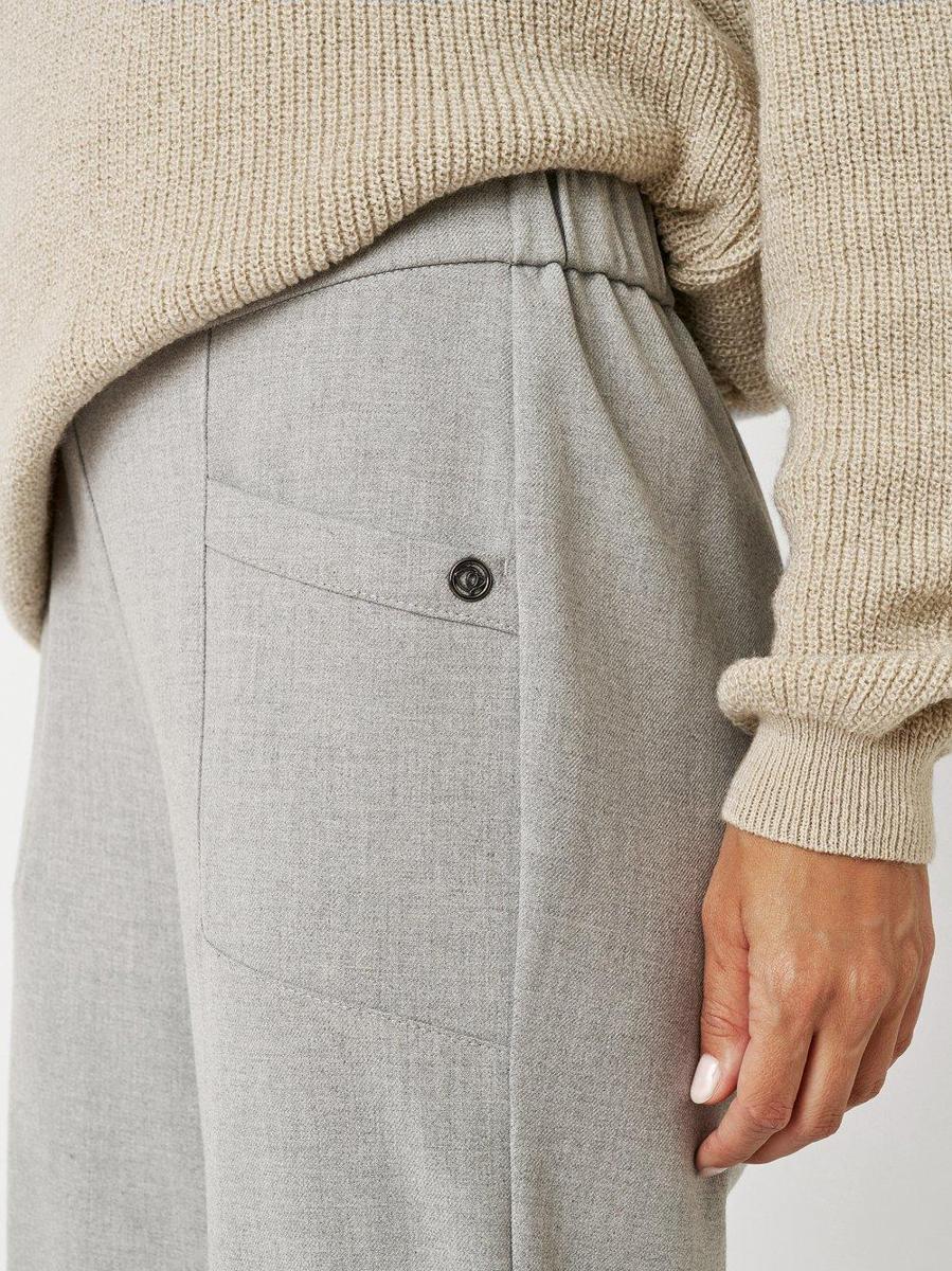 TONI TONI Pantalon Sue Wide Chic 7/8 Grijs 4
