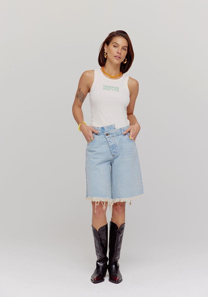 Harper & Yve Short HS25R104 Blauw 1