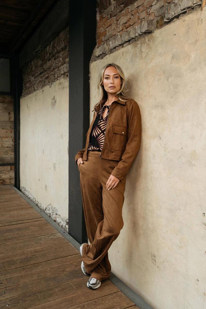 &Co Woman Pantalon PA396 Bruin 6
