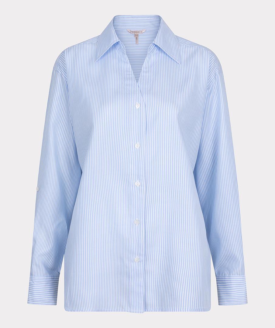 EsQualo EsQualo Blouse SP25.14005 Blauw 2