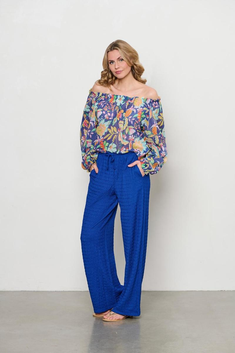 &Co Woman &Co Woman Pantalon PA380 Blauw 5