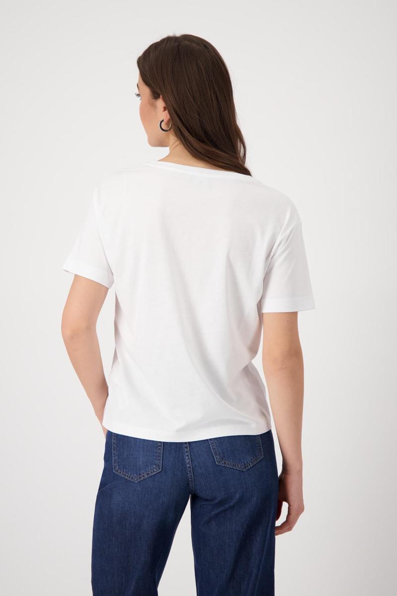 Monari Monari T-Shirt 409727 Off-White 5