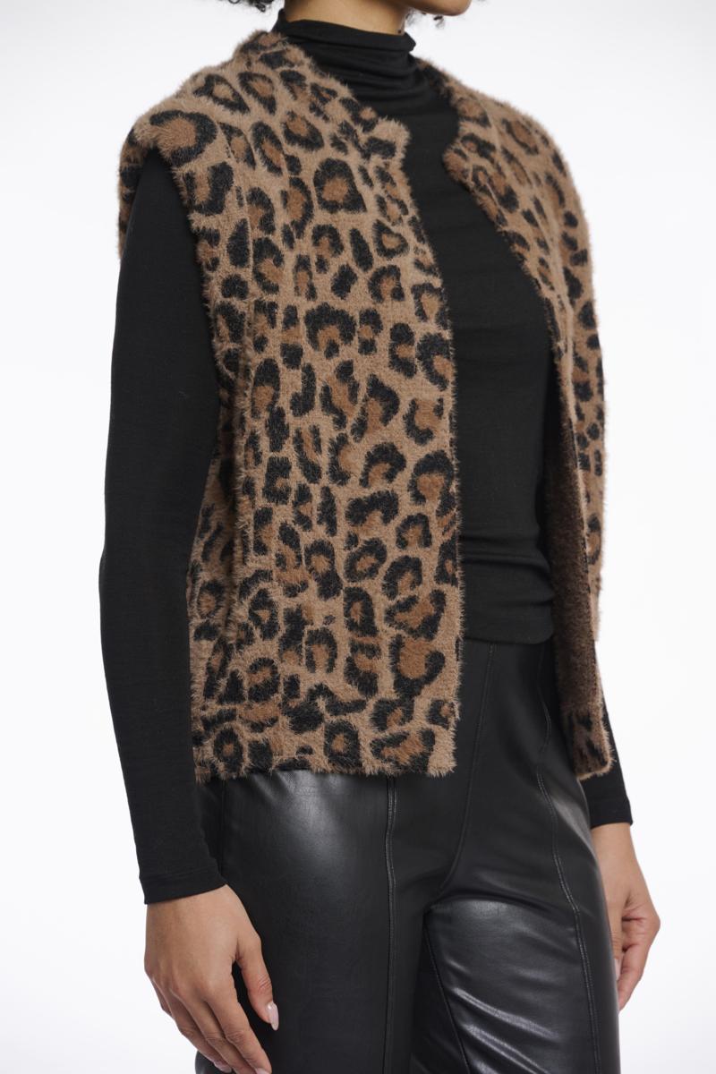 Rino & Pelle Gilet Elona.5012511 Bruin 3