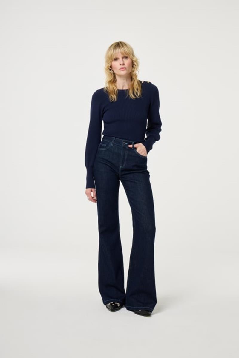 Fabienne Chapot Jeans Vic Bootcut Jeans Blauw 1