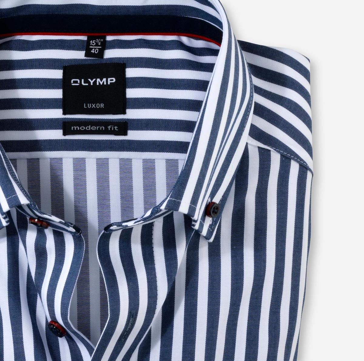 Olymp Overhemd 132284 Blauw 3