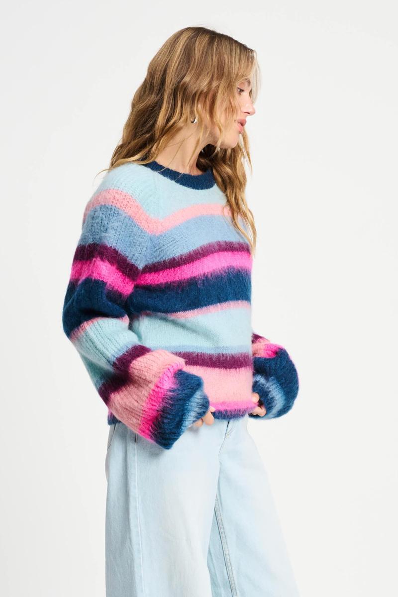POM Amsterdam Trui SP9359 Blauw 5