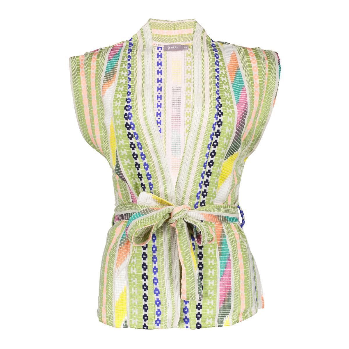 Geisha Geisha Gilet 55066-21 Groen 1