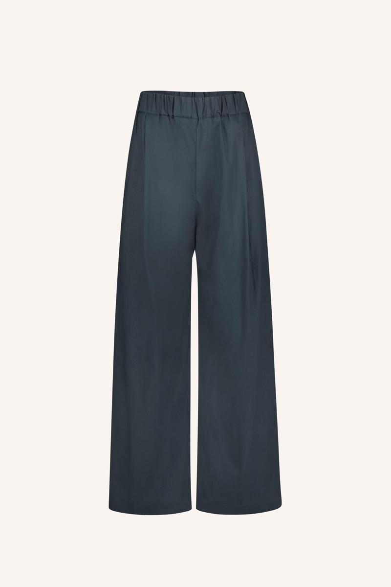 By-Bar By-Bar Pantalon Benji Cotton Pant Blauw 2