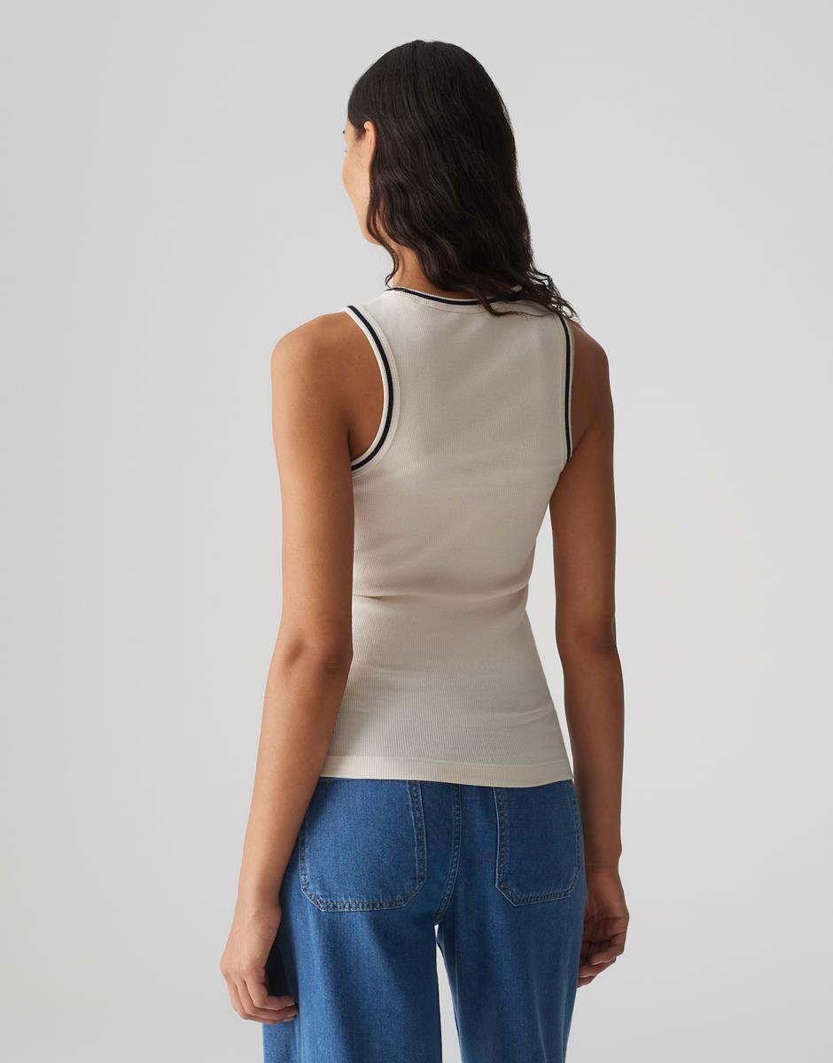 OPUS OPUS T-Shirt Ilesso Preppy Off-White 3