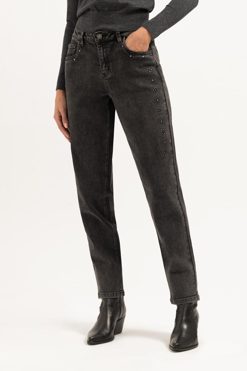 Florèz Jeans Royal Girlfriend Zwart 1